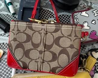 Coach Signature Wristlet