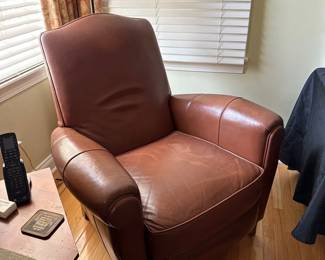 Brown Leather Arm Chair