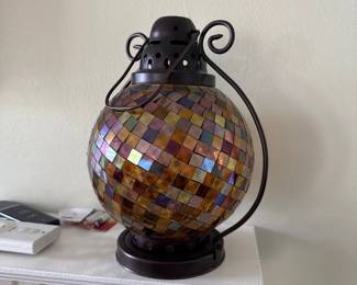 Mosaic Glass Lantern