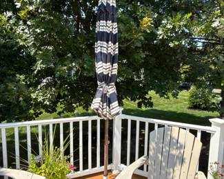 Striped Patio Umbrella