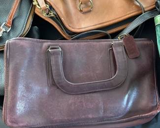 Coach Vintage Burgundy Slim Satchel