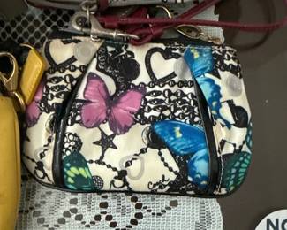 Coach Parker Butterfly Print Small Bag