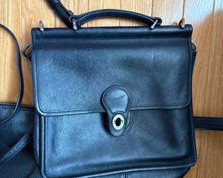 Coach Black Willis Leather Station Crossbody