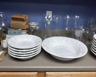 White Olive Porcelain Dinnerware