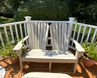 double Adirondack Glider