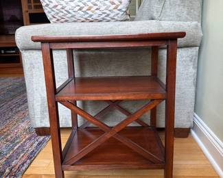 Cherry Wood Accent End Table