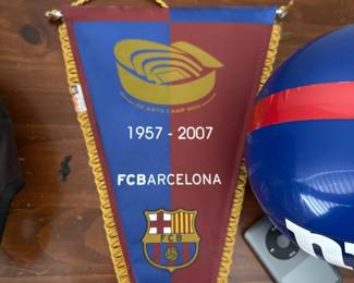 FC Barcelona 50th Anniversary Pennant