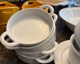 white porcelain ramekins