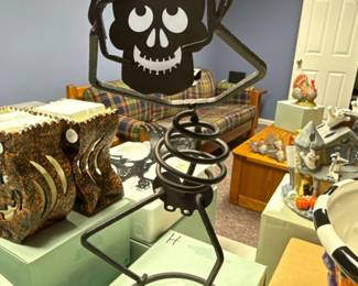 PartyLite Mr. Bones Skeleton Candle Holder