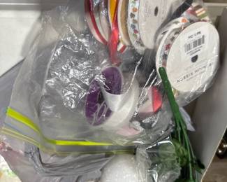 spools of ribbon
