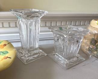 Lead Crystal Candle Holders