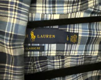 Ralph Lauren Plaid buttondown shirt