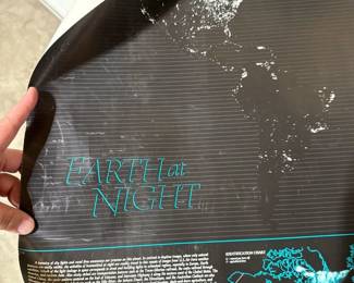 "Earth at Night" poster