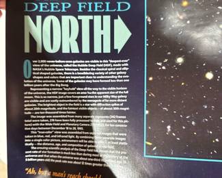 "the Hubble Deep Field North" poster