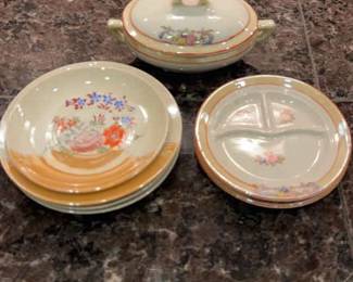 Vintage Japanese China Set, 8PC