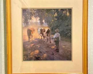 Full Summer, Ludham, Norfolk by Sir John Alfred Arnesby Brown