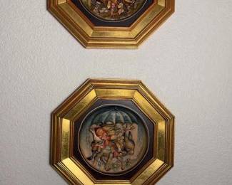 Vintage Anri Wood Carvings By Juan Ferrandiz