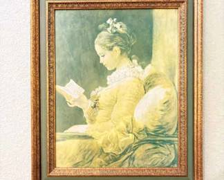 Young Girl Reading by JeanHonor Fragonard