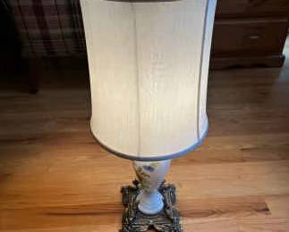 Vintage Lamp With Decorative Base
