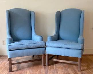 Blue Wing Back Pair