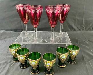 Vintage Cordial Glassware