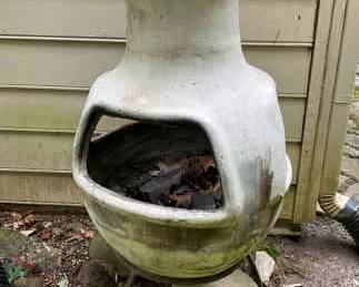 Clay Chiminea