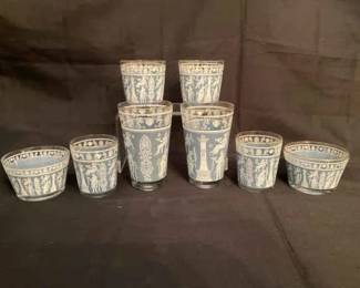 Vintage Wedgwood Blue Jaspers