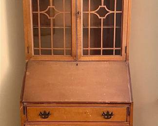05 Light Wood Secretary Desk
