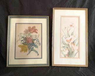 Framed Floral Prints