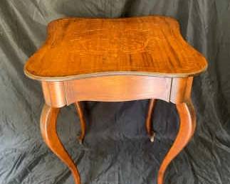 French Walnut Side Table