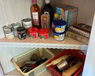 Pantry Items & Kitchen Utensils 