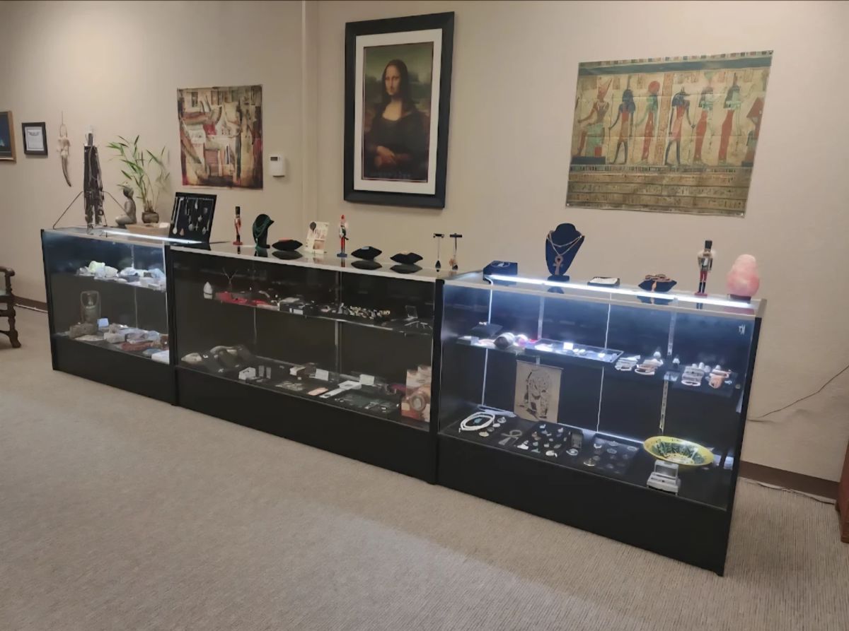 Display cases, can be sold individually or as a group