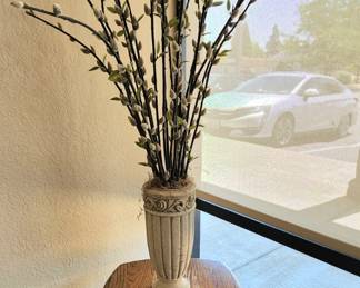 Decorative plant and table. Can be sold together or individually