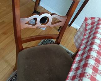 Kitchen chairs.
