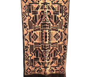 Art Deco Antique Wool Textile