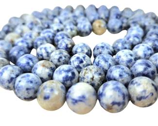 Three Vintage Strands of Bluestone Beads NWT