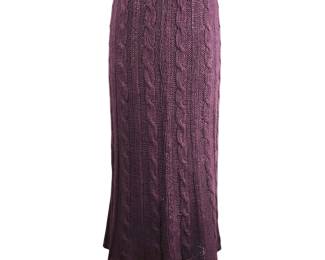 Handmade Vintage Knit Skirt