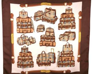 Burberrys Silk Scarf