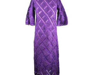 Vintage 1970s Lace Patchwork Dress