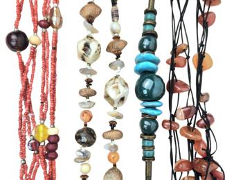 Stone Bead Necklaces
