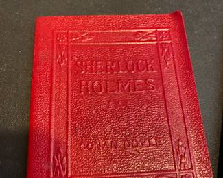 Little Luxart Leather Library Red Mini Books from the 1920's
