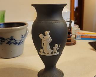 Wedgewood Black Vase