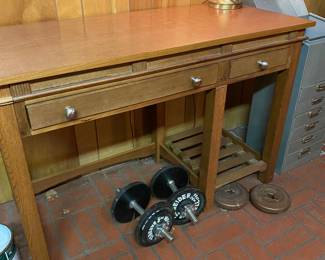 Vintage Desk with Drawers