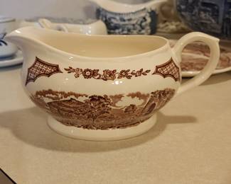 Staffordshire Alfred Meakin Fair Winds Gravy Boat