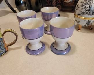 LUSTRE WARE EGG CUPS