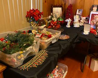 Christmas Decorations and vintage ornaments