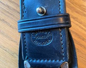 Vintage Don Hume Black Belt Gun Holster