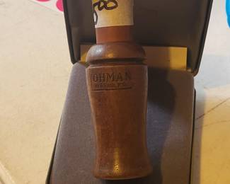 Vintage (Ohman) Wooden Duck Call - Neosho MO