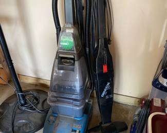 Hoover SteamVac Carpet cleaner, Oreck dual power stick Vacuum