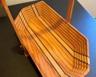 Vintage Collapsible wood basket